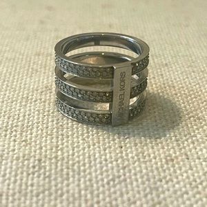 Michale Kors Rhinestone Ring size 8